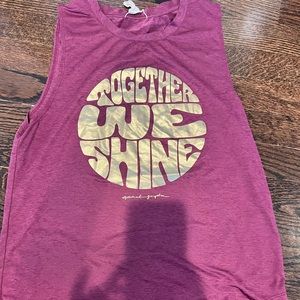 Peloton tank - by spiritual gangster • together we shine